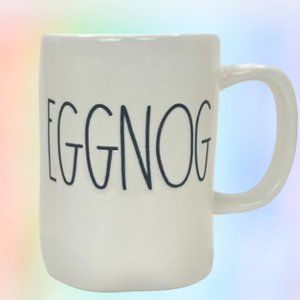 Rae Dunn EGGNOG Ceramic White 16 oz. Mug